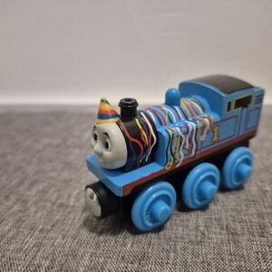 Thomas & Friends Birthday Thomas Blue Train with Party Hat